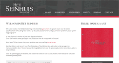 Desktop Screenshot of hetseinhuis.be